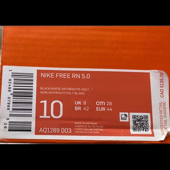 Nike Free RN 5.0 Men's Running Shoes AQ1289-003 - Picture 13 of 13